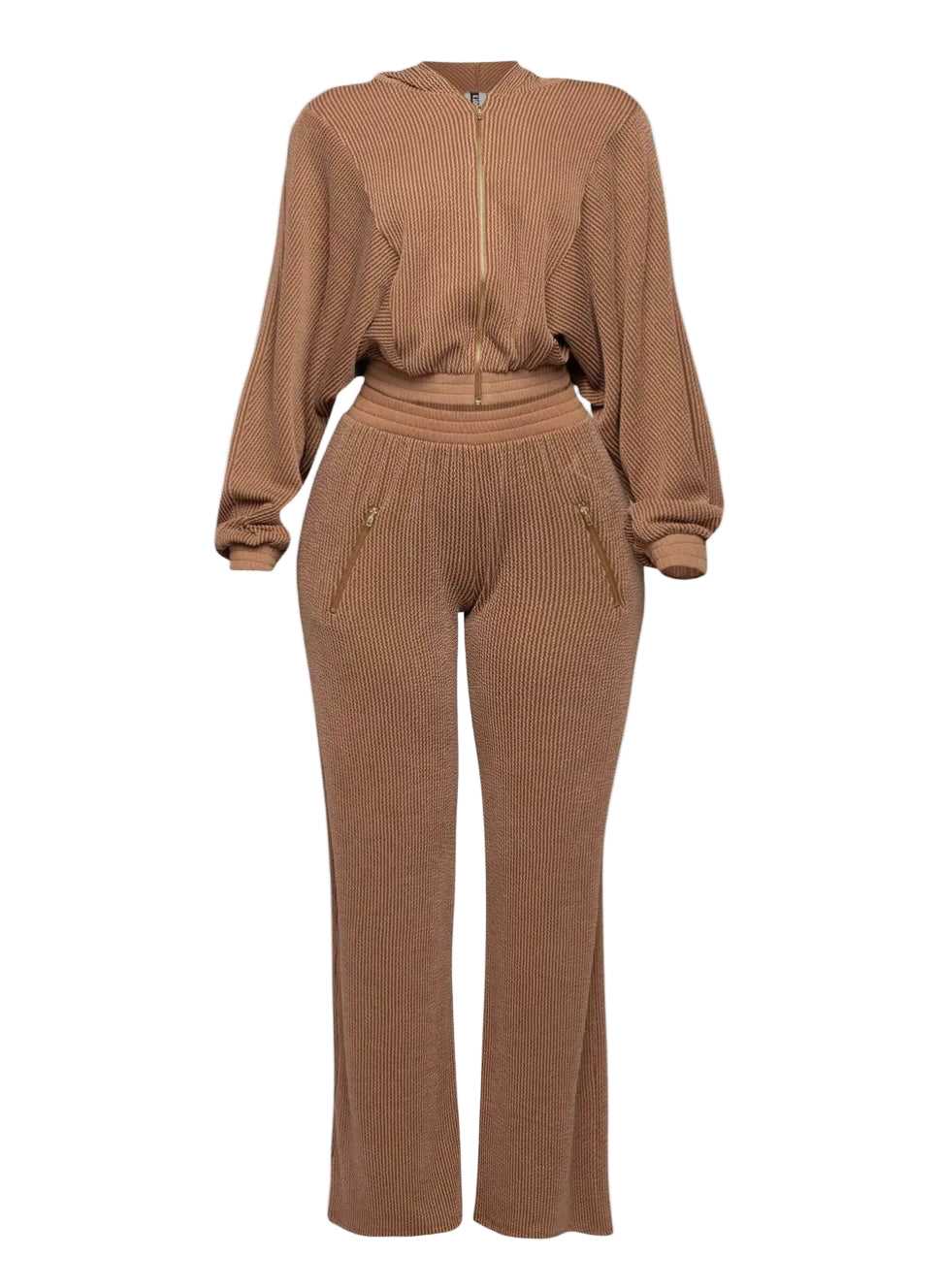 Zip Up Hoodie Pants Set