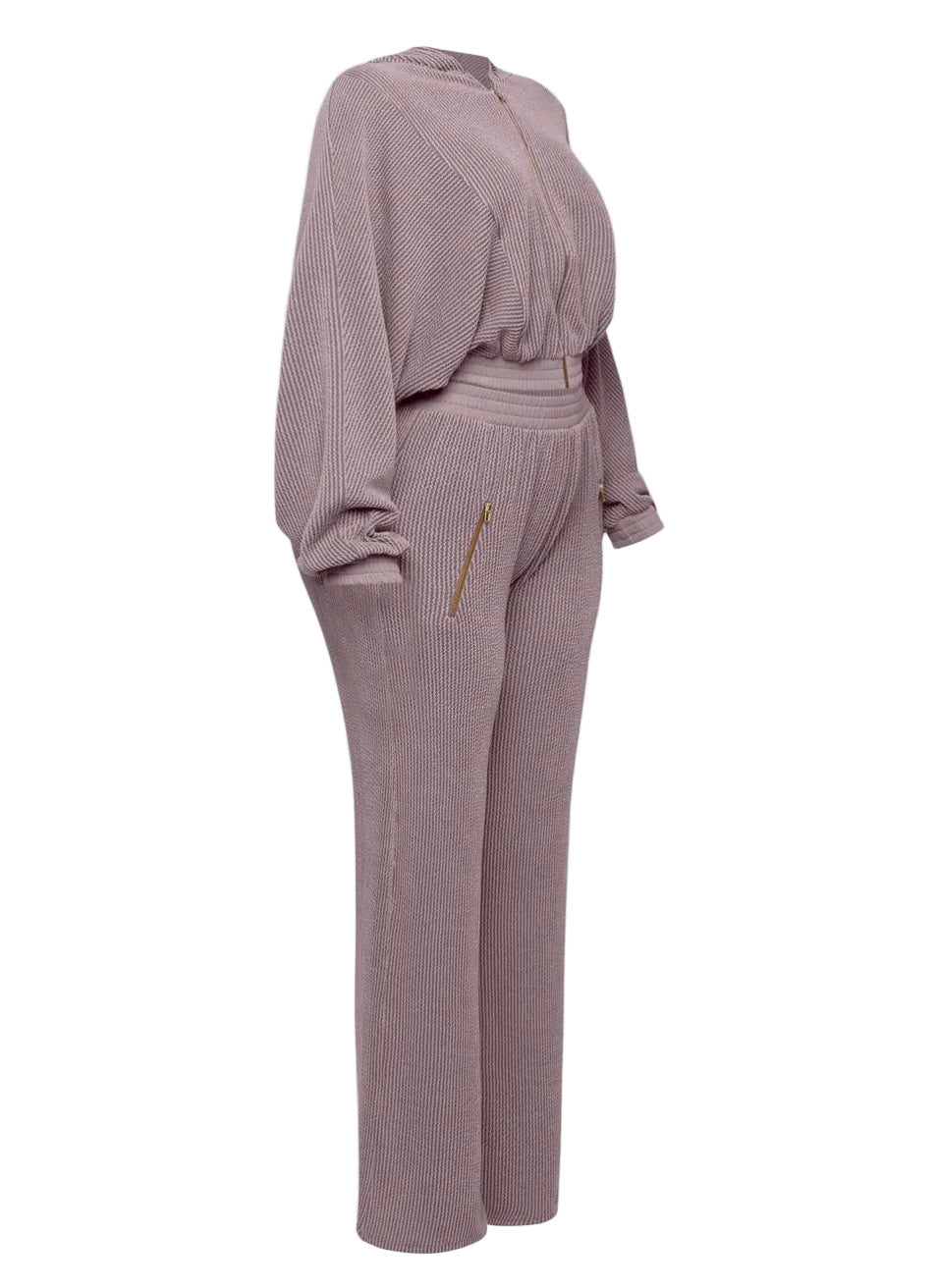 Zip Up Hoodie Pants Set